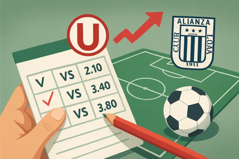 Apostar en clásicos del fútbol peruano: ilustración práctica de la guía