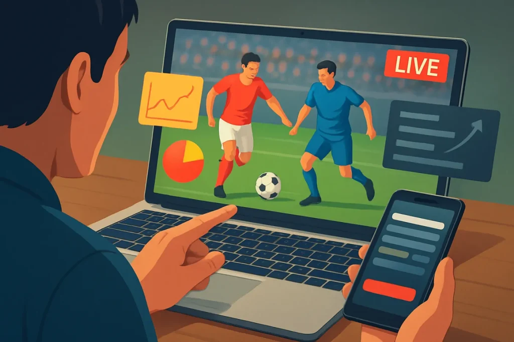 Análisis partido fútbol en vivo para apuestas: ilustración práctica de la guía