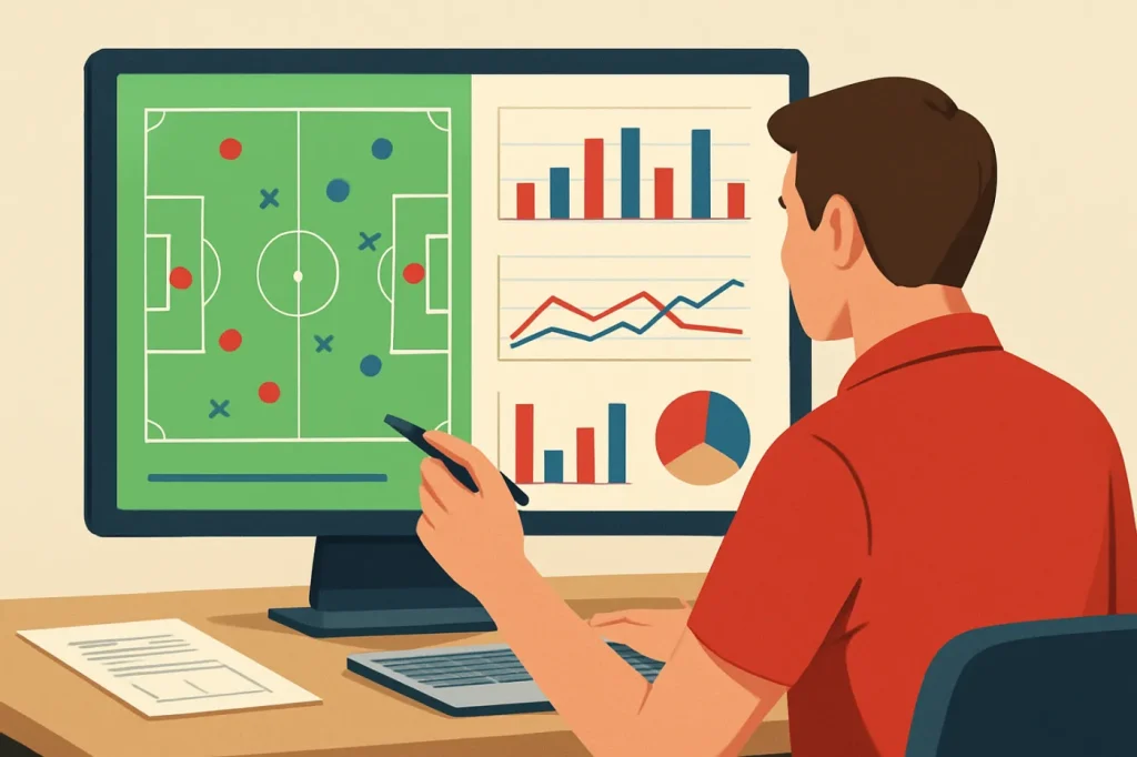 Estadísticas para análisis de partidos de fútbol en perú: ilustración práctica de la guía