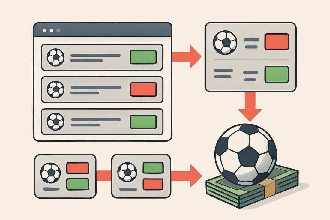 Cómo elegir partidos para apuestas combinadas: esquema de los elementos clave