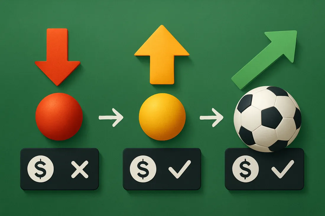 Valor esperado en apuestas deportivas explicado fácil: comparación visual de opciones