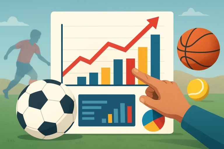 Estadísticas clave para apostar al fútbol y otros deportes: ilustración práctica de la guía