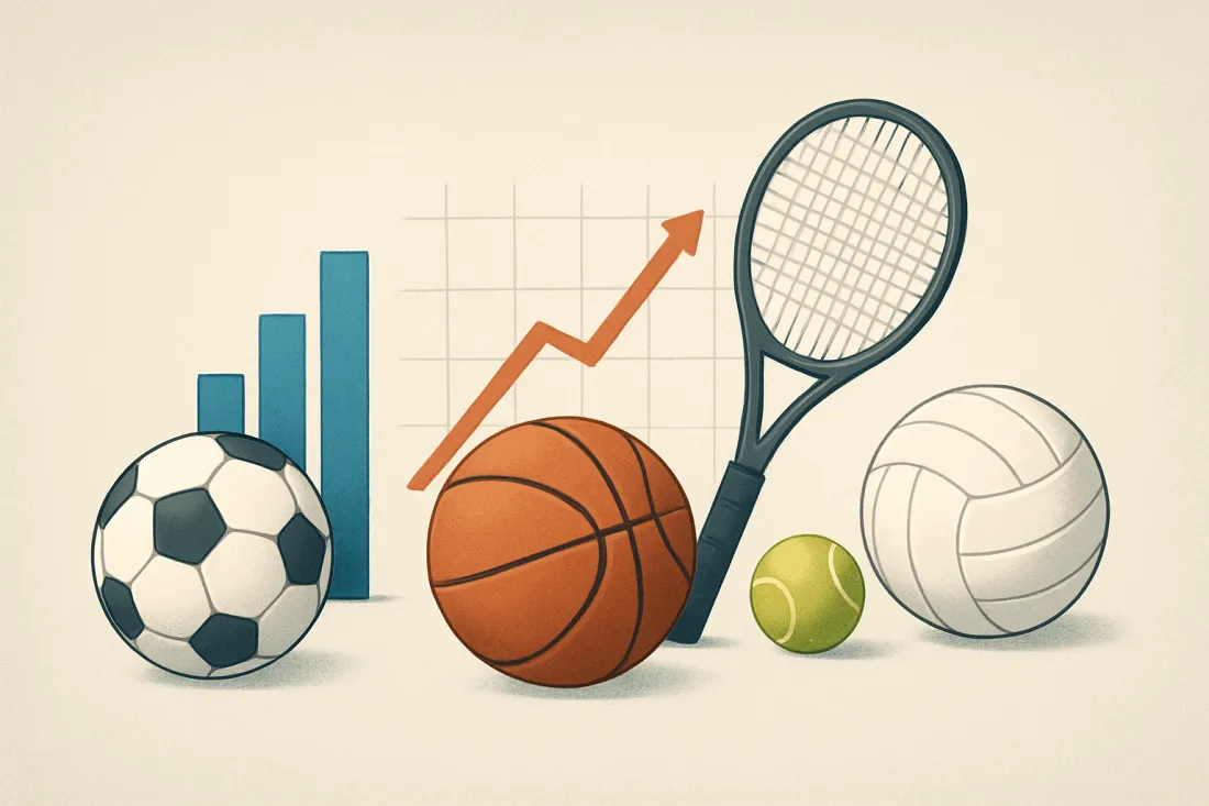 Estadísticas clave para apostar al fútbol y otros deportes: comparación visual de opciones