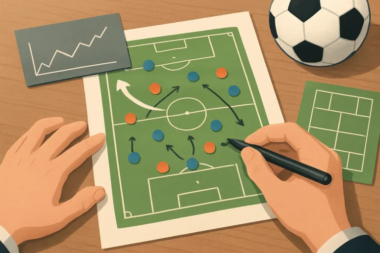 Análisis táctico partido fútbol para apuestas: ilustración práctica de la guía