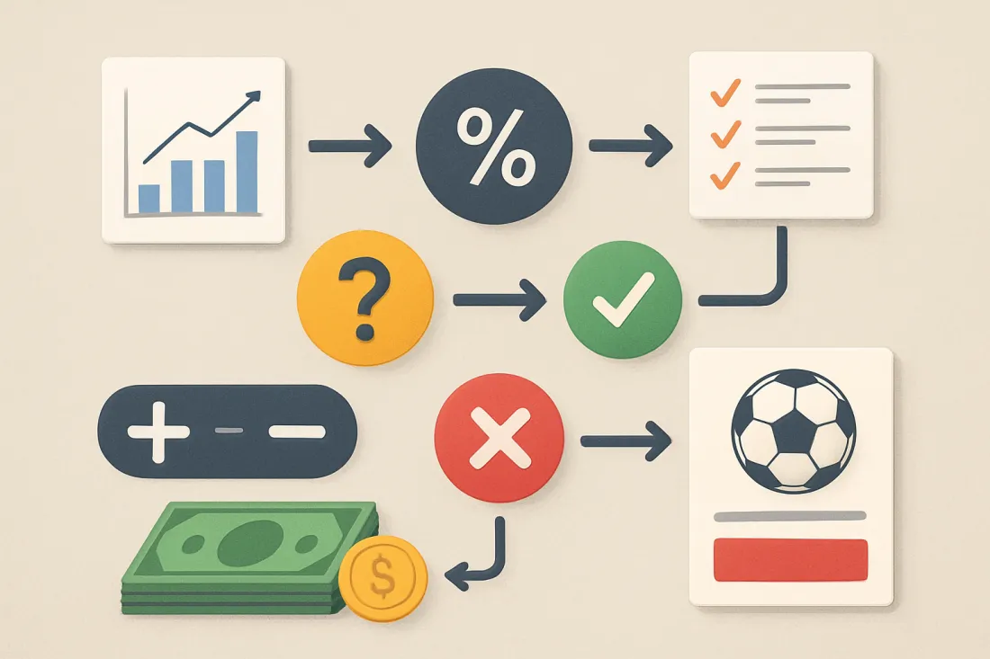 Identificar valor en cuotas de apuestas deportivas: esquema de los elementos clave