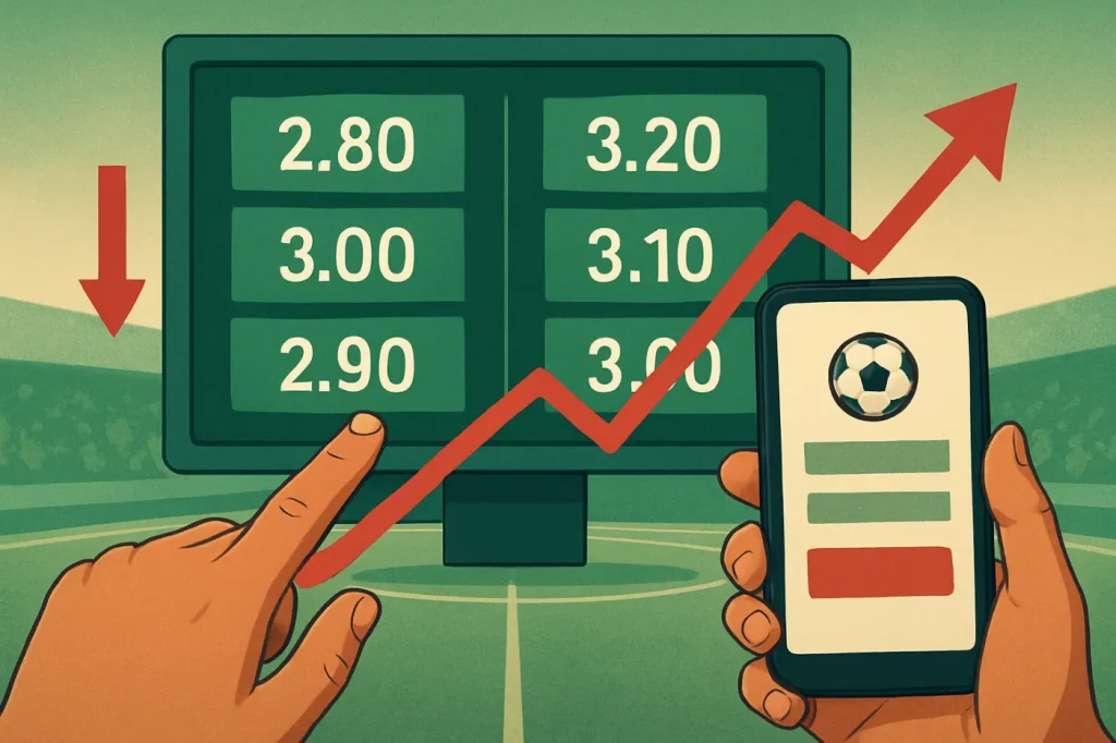 Por qué se mueven las cuotas en apuestas deportivas: ilustración práctica de la guía