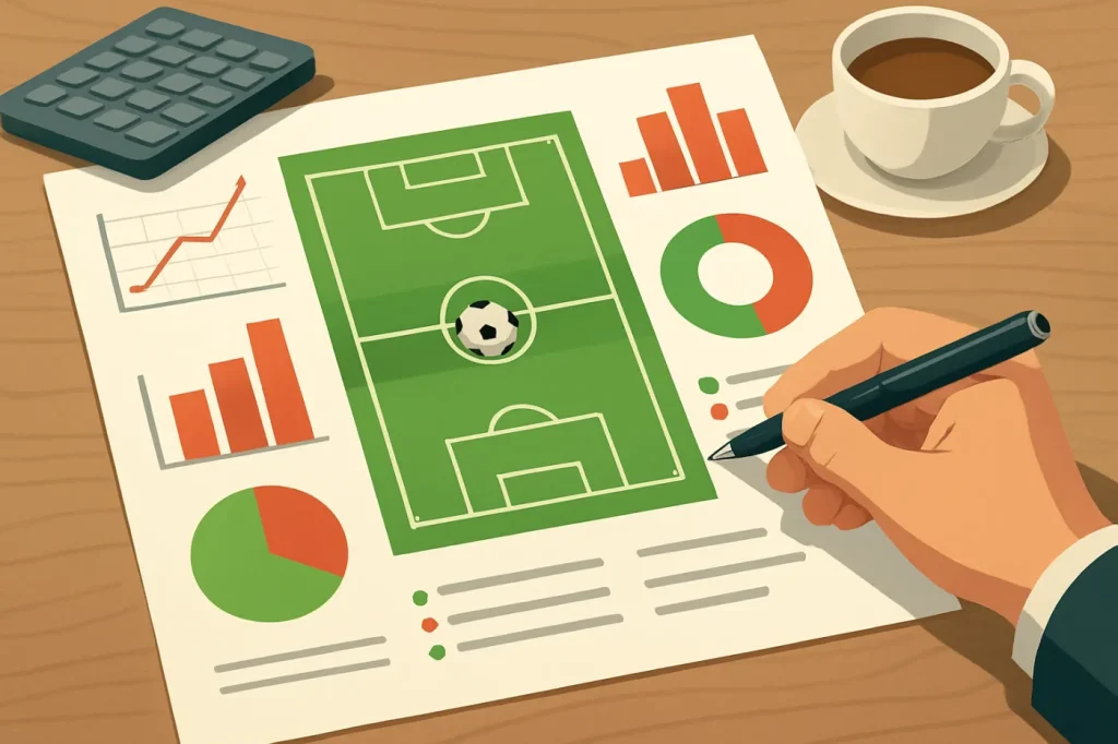 Estadísticas clave para analizar un partido de fútbol: ilustración práctica de la guía