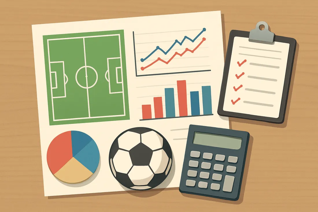 Estadísticas clave para analizar un partido de fútbol: comparación visual de opciones