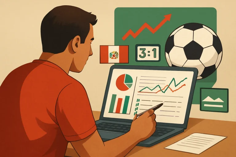 Cómo usar estadísticas de equipos para apostar en fútbol peruano: ilustración práctica de la guía