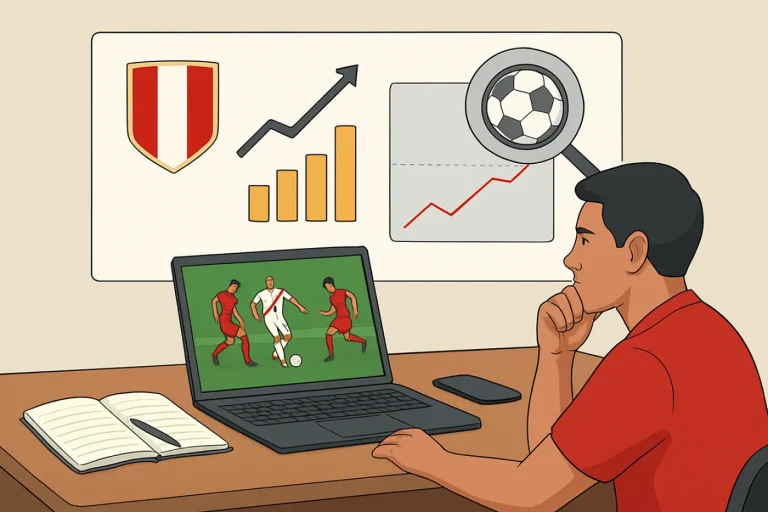 Cómo analizar partidos de la selección peruana para apostar: ilustración práctica de la guía