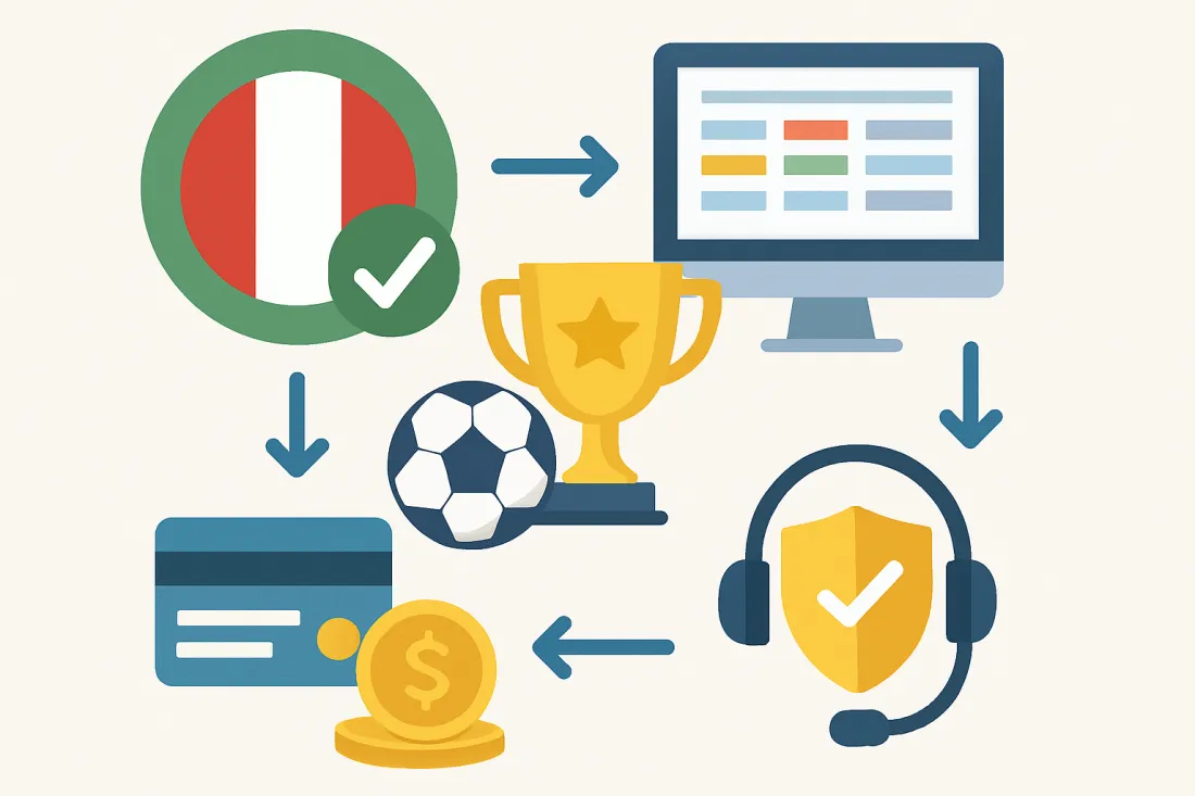 Mejores casas de apuestas internacionales para perú: esquema de los elementos clave