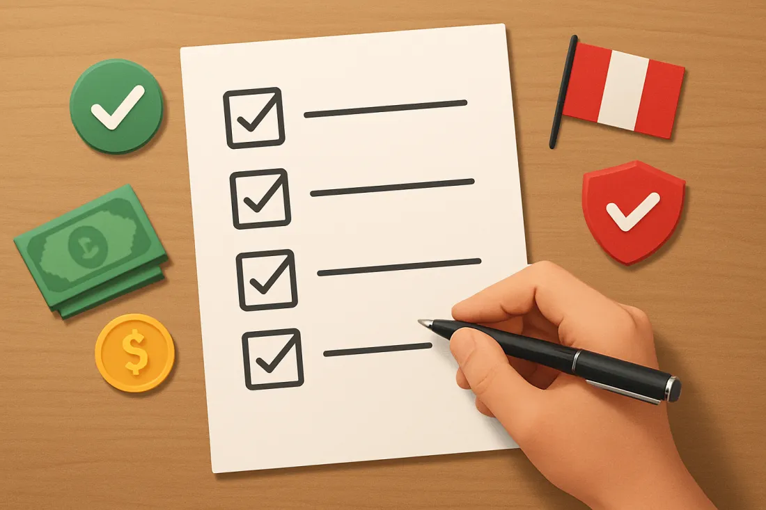 Mejores casas de apuestas internacionales para perú: lista práctica de comprobación antes de actuar