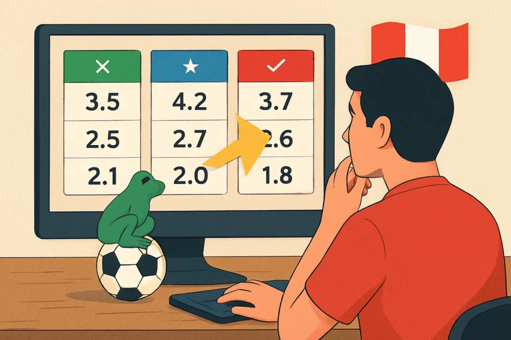 Comparación de cuotas casas de apuestas perú: ilustración práctica de la guía