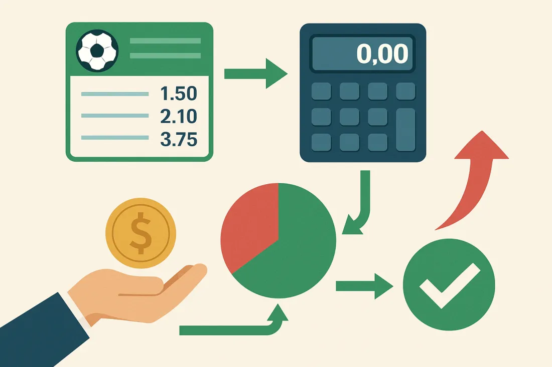 Cómo entender las cuotas de apuestas deportivas y encontrar valor: esquema de los elementos clave