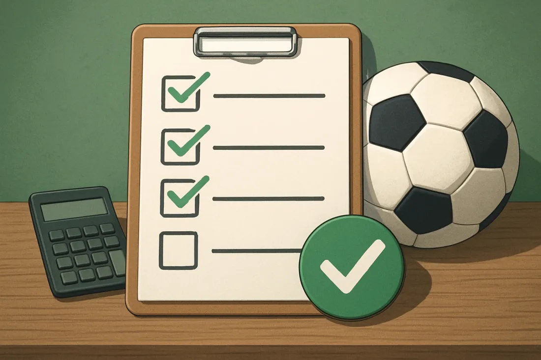 Estrategias de apuestas de fútbol para principiantes: lista práctica de comprobación antes de actuar