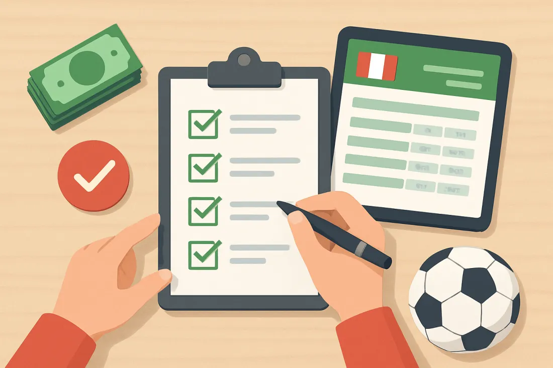 Mejores casas de apuestas deportivas en perú: lista práctica de comprobación antes de actuar