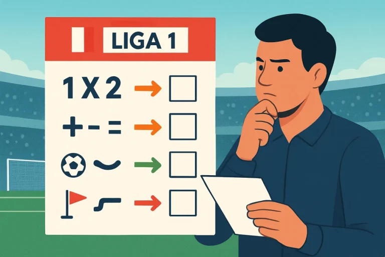 Mercados de apuestas liga 1 peru: ilustración práctica de la guía