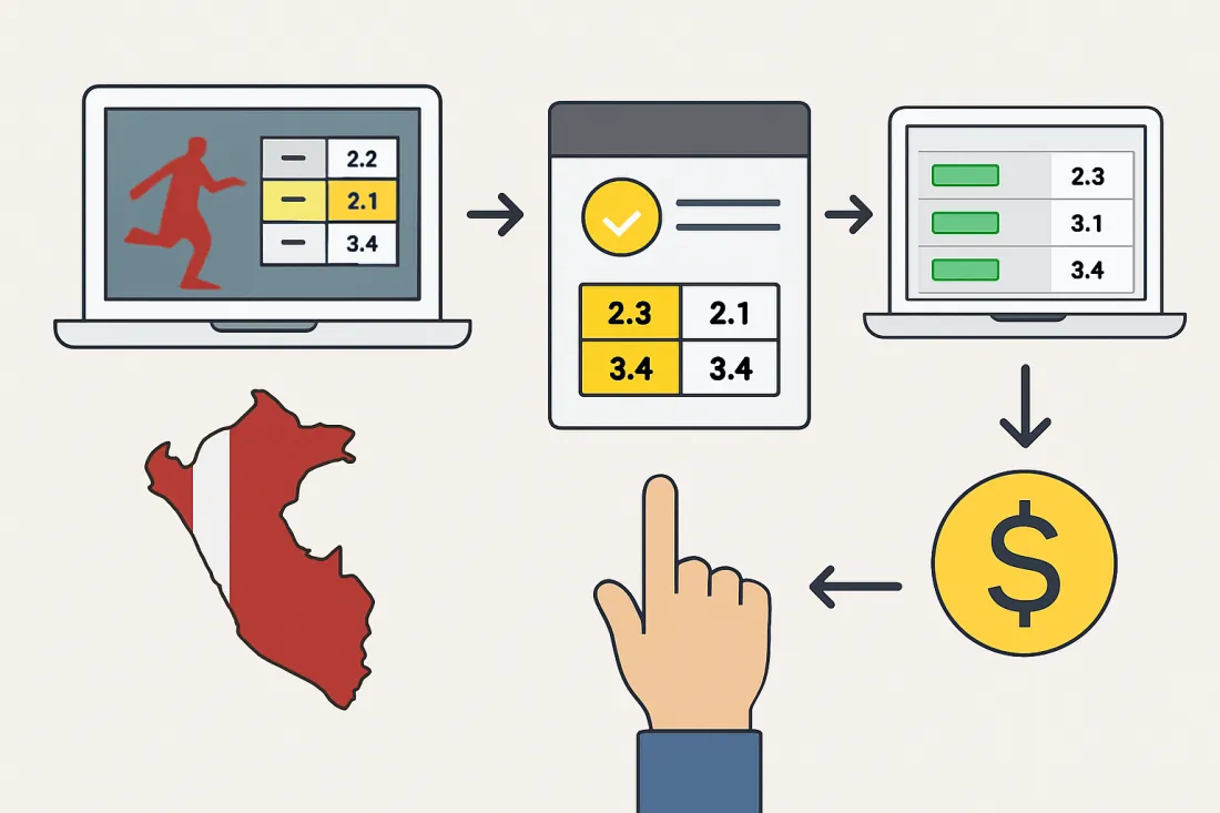 Cómo usar comparadores de cuotas desde perú: esquema de los elementos clave