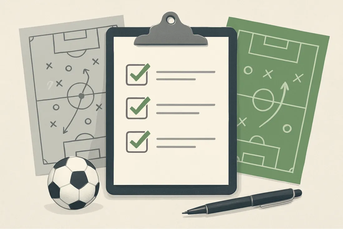Cómo usar el análisis táctico para apostar a goles: lista práctica de comprobación antes de actuar