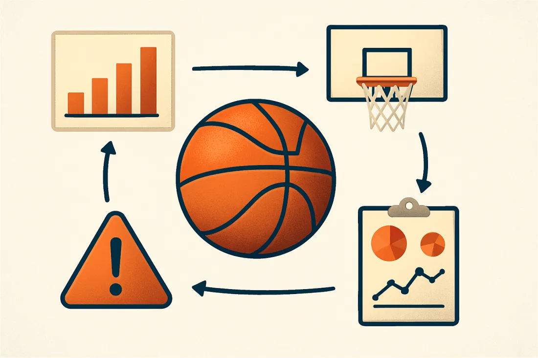 Mejores estadísticas de baloncesto para apuestas deportivas: esquema de los elementos clave
