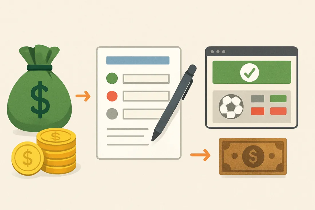 Gestión de banca según cuotas y mercados de apuestas: comparación visual de opciones